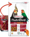 VL-NutriBird G14 Tropical 1kg - pokarm dla średnich papug