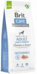 BRIT CARE DOG SUSTAINABLE ADULT LARGE BREED CHICKEN INSECT 12 KG