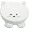 TX 24807 TRIXIE Miska ceramiczna, dla kota, w kształcie kota, różne kolory, 0.15 l/o 14 cm, wysoka