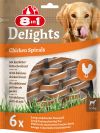 8in1 Delights Chicken Spirals 60g