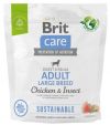 BRIT CARE DOG SUSTAINABLE ADULT LARGE BREED CHICKEN INSECT 1 KG